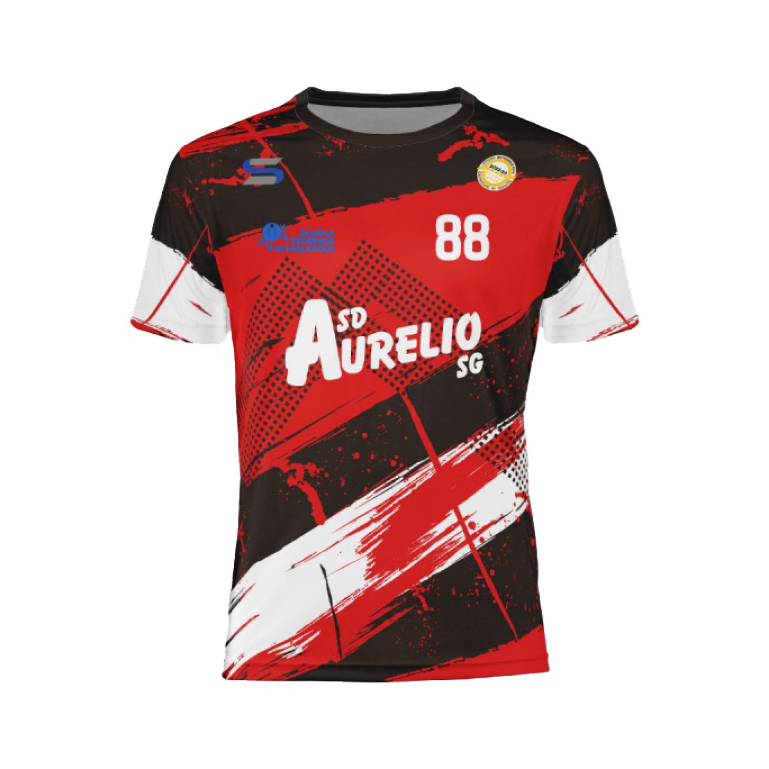 MAGLIA GARA UOMO AURELIO ROSSA