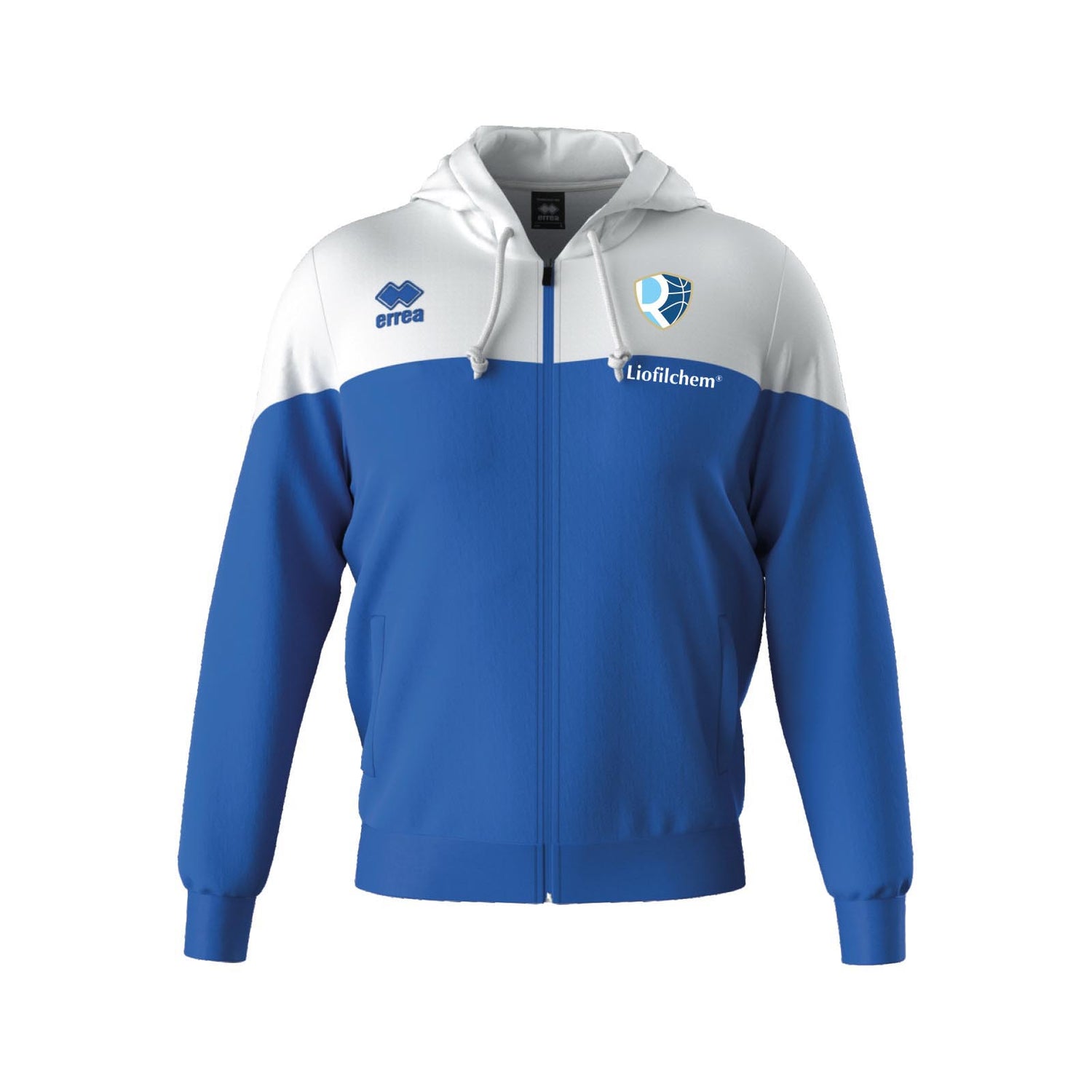 FELPA BEN ROSETO BIANCO/AZZURRA